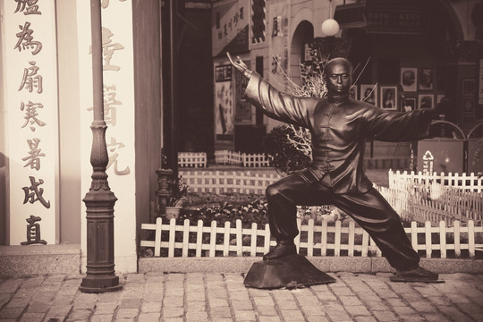 老香港街道店鋪招牌